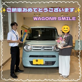 ワゴンRスマイルご納車でした☆