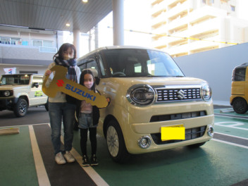 可愛らしさ満点のワゴンＲスマイルご納車