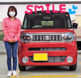 ワゴンＲスマイルご納車おめでとうございます！