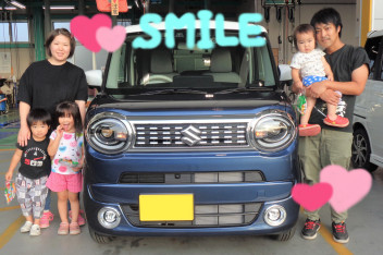 ワゴンＲスマイルご納車おめでとうございます！