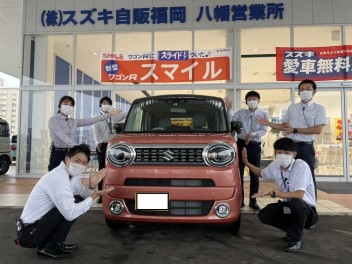 ついに八幡にもＣＭ車が来ました( ;∀;)