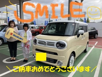 ★ワゴンＲスマイルご納車です☆