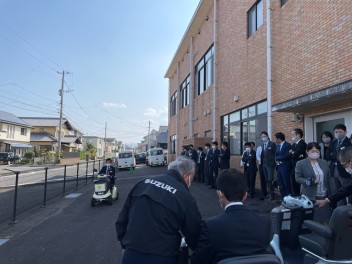 ★セニアカー安全運転指導講習会を実施しました★