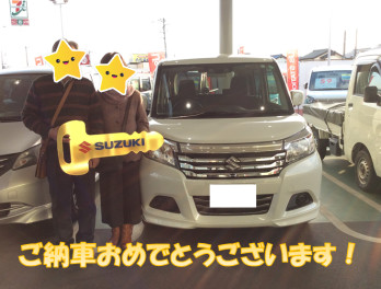 ソリオご納車です！！