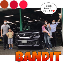 新型ソリオバンディッド　ご納車式です(^^)/