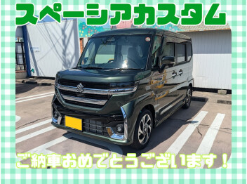 M様にスペーシアカスタムをご納車いたしました(^^♪