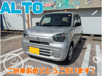 S様にアルトをご納車いたしました(^^♪