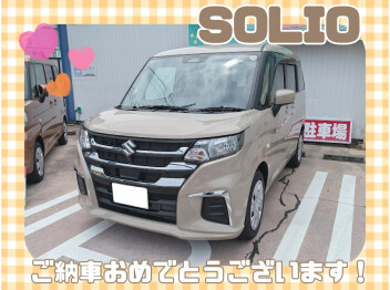 T様に、ソリオご納車いたしました(^^♪