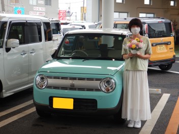 ラパンご納車させていただきました☆彡