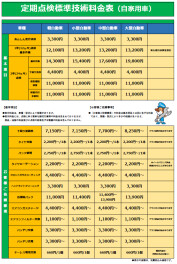 【車検料金変更のお知らせ】