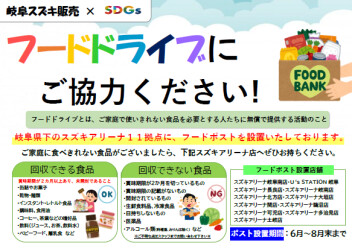 フードドライブにご協力をお願いします