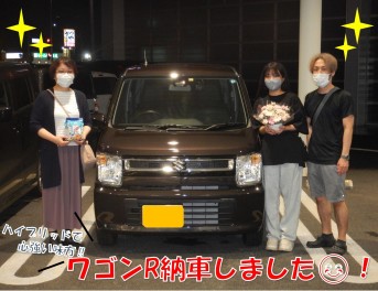 ワゴンRご納車させていただきました☆彡