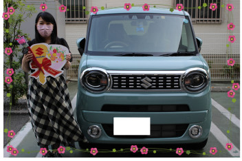 ワゴンＲスマイルご納車いたしました！