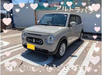とってもかわいいアルトラパンをN様にご納車しました(^^)/