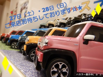 ２７日（土）・２８日（日）ご来店お待ちしております☆★