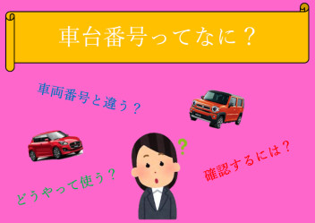 車台番号って何？