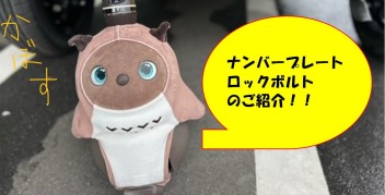 ～ナンバープレートロックボルトのご案内～