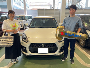 スイフトスポーツご納車おめでとうございます！
