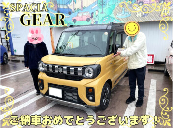 スペーシアギア納車しました(^^)/