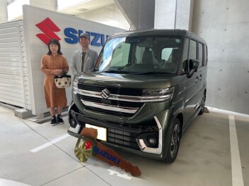 スペーシアカスタム　ご納車おめでとうございます