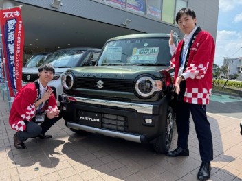 この顔に衝撃！NEWハスラータフワイルド！
