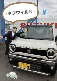 ハスラータフワイルドの試乗車あります！！