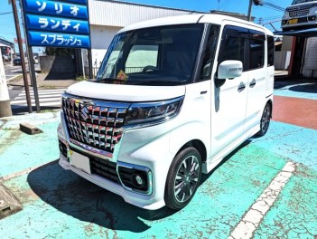 新車スペーシアカスタム納車です。