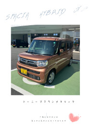スペーシア　HYBRID　X　('ω')ノ