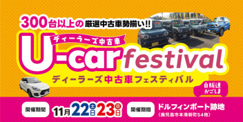 300台以上の厳選中古車大集合！「ディーラーズ中古車フェスティバル 」を開催