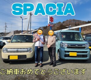 ＼スペーシアご納車／