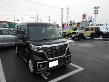 ”スペーシアカスタム”納車おめでとうございます!!