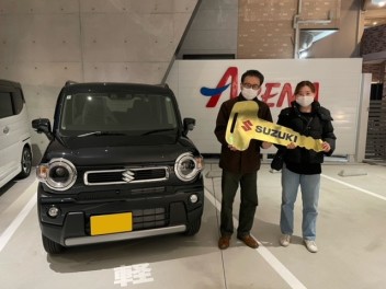 ハスラー　ご納車おめでとうございます
