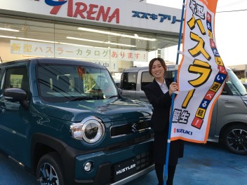 COCO日誌　新型ハスラーみ～つけた！！！