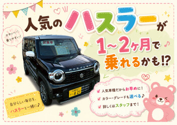 ８月２９日３０日はハスラー試乗会！！