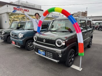 ☆今週の入荷情報☆　～ハスラー タフワイルド　３型　ナビ・全方位カメラ・前後ブレーキサポート～