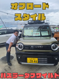 試乗車ハスラー　オフロードスタイルに！？