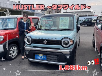 ☆お値打ち情報☆　～ハスラー　タフワイルド３型　期間限定目玉車　純正ＯＰメモリーナビ付き～