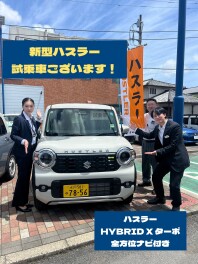 新型ハスラー試乗車来ました！！