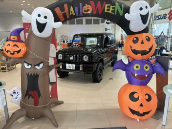 店内をハロウィン仕様に模様替えしました！