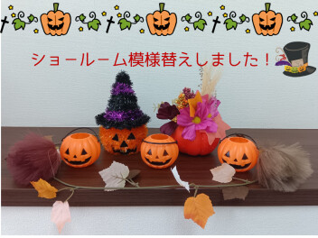 ショ－ル－ム模様替えしました(*´ω｀)