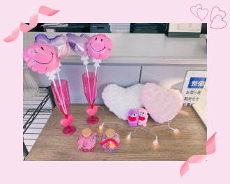 ♡ショールームがバレンタイン仕様に♡
