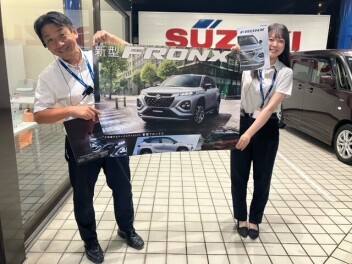 本能を刺激するクーペスタイルSUV  新型フロンクス誕生！