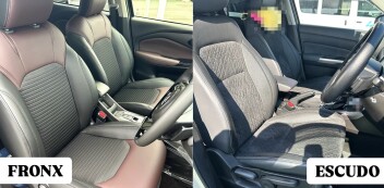 【新型フロンクス】エスクードと比較紹介　ー内装編ー