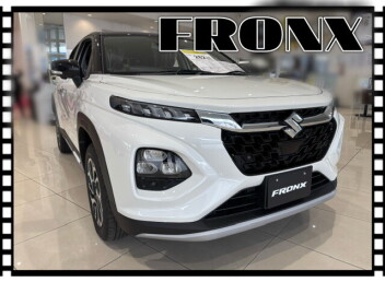 フロンクスの展示車がきました！