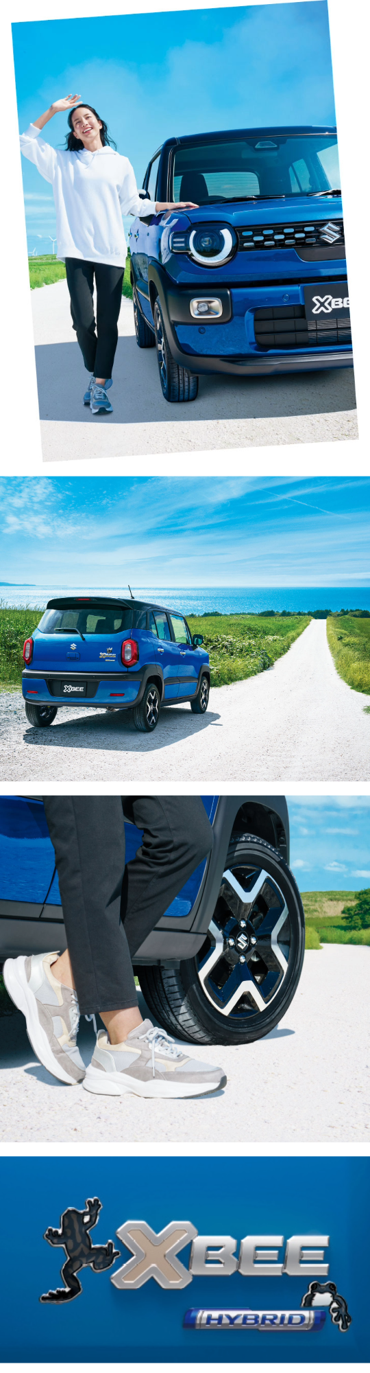 フロンティアブルーパールメタリックブラック2トーンルーフフォト