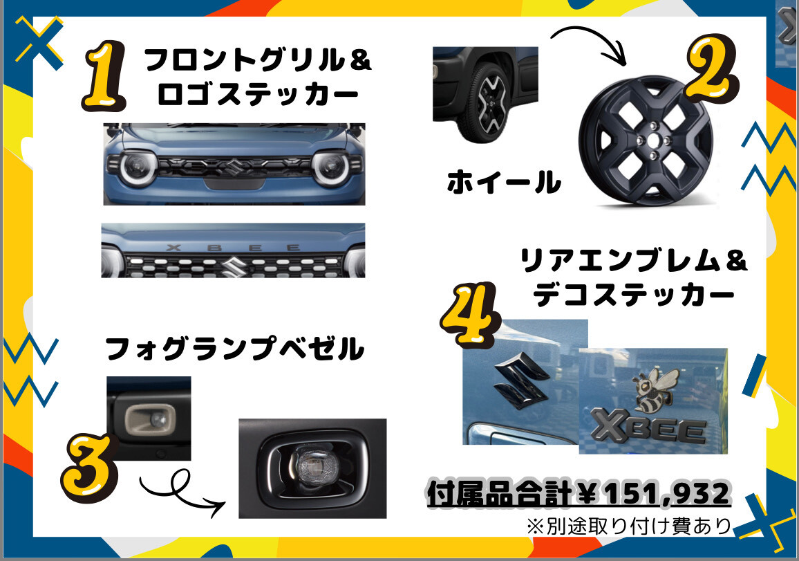 オプションで変えたところ