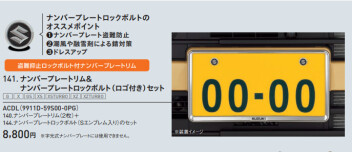 【おすすめ商品の】ナンバープレートロックボルト【ご紹介】