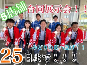 みどりの店へ急げ！！２５日まで