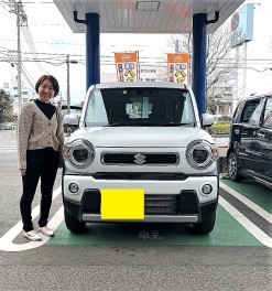 本日、武田様のハスラーを納車させて頂きました。