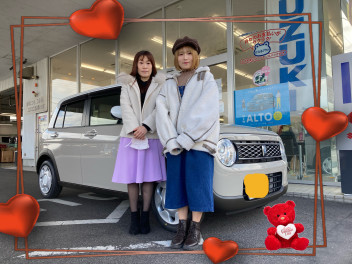 ❤ラパンご納車いたしました❤